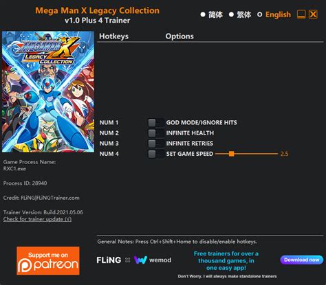 Mega Man X Legacy Collection 2 (+5 Trainer) [FLiNG].